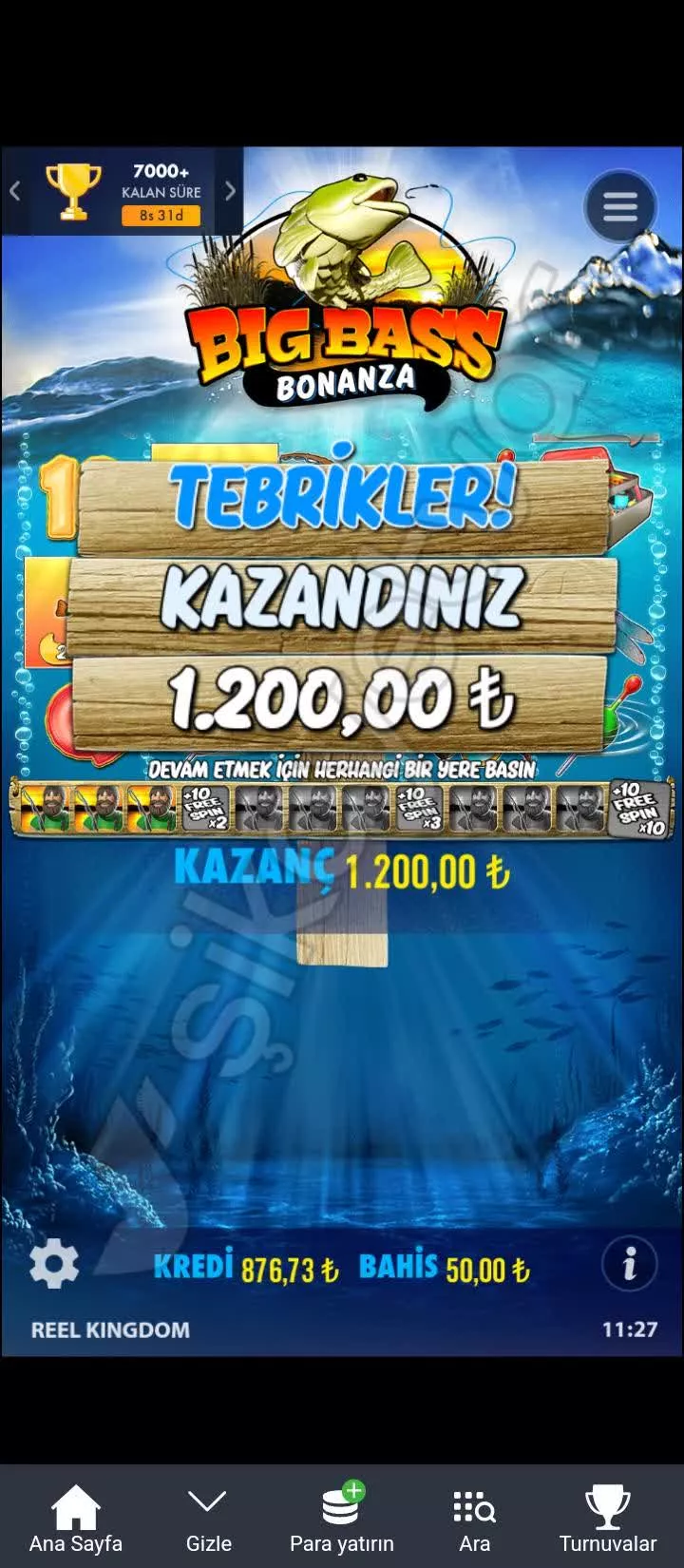 Big Bass Bonanza oyna 25
